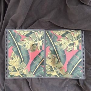 Erin Condren 7x9 Palm Fronds front & back interchangeable cover